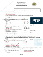 Pretest Posttest General Math