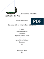 La Corrupción en El Perú