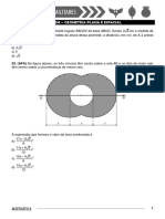 Testes de Aprendizagem - Geometria Plana E Espacial: 01. (AFA) Considere Uma Pirâmide Regular ABCDV de Base ABCD. Sendo