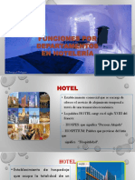 Funciones Por Departamento en Hotelería