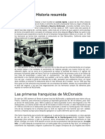 Historia Resumida Mcdonalds