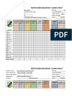 Institución Educativa "Llano Chico": Materia