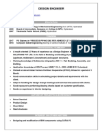 Design Engineer Format