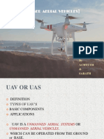 U A V Unmanned Aerial Vehicles: by Achyuth & Sarath