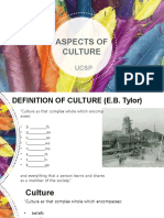 Aspects of Culture