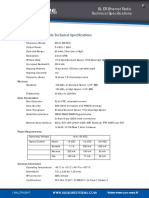 Ethernet Radio Module Technical Speci Ications