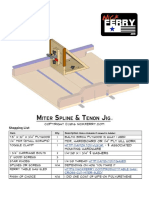 Miter Spline Tenon Jig PDF