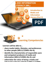 MIL 01 - Introduction To MIL (Part 2) - Characteristics of Information Literate Individual and Importance of MIL