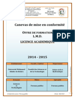 Programme Licence Travaux Publics