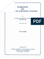 0254 - Workshop On Design of Earthing Systems at Punjab Engineering College Chandigarh 25-28 April 1994 Procedints