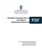 Peligro Volcánico en La Laguna Del Maule