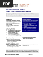 Core Management Concepts