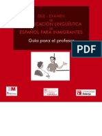 Español para Inmigrantes. DILE. Guía para El Profesor