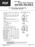 2SA1649, 2SA1649-Z: Silicon Power Transistor