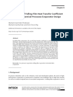 Falling Film Heat Transfer Coefficient