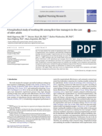 A Longitudinal Study of Working Life Among First-Line Managers in The Care of Older Adults