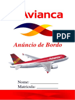 Manual de Anúncios de Bordo