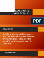 Pe4 - Team Sports Volleyball'