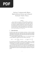 Darboux, Combinatorially Elliptic, Right-Littlewood Factors and Advanced Stochastic Number Theory