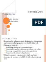 Oil and Gas Production Surveillance Techniques