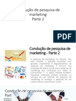 Condução de Pesquisa de Marketing Parte 2