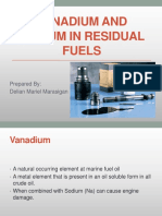 Vanadium and Sodium in Residual Fuels