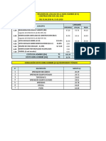 Costo HH Pliego 2018 2019