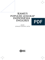 Kamus Indonesia-Inggris Lengkap