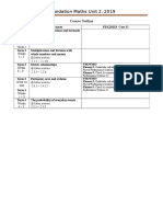 Year 11 Foundation Maths Studentpack For Unit 2 2019