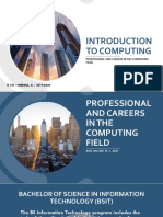 Introduction To Computing - 01