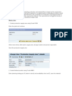 SAP PP - Kanban Process