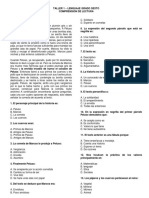 Talleres de Comprensión de Lectura