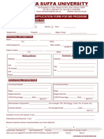 Ms Admission Application Form2018