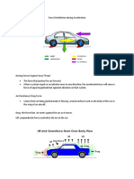 Force Distribution During Acceleration