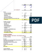 Balance Sheet: (In Millions of Dollars) Assets