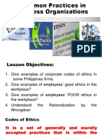 01.4.5 Common Practices in Business Organizations