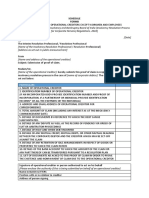 Form B Proof of Claim by Operational Creditors Except Workmen and Employees