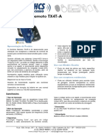 Controle Remoto TX4T-A Da Linear-HCS