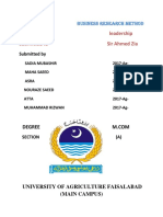 Topic Leadership Submitted To Sir Ahmed Zia