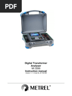 Metrel MI3280 - Instruction Manual