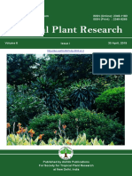 Volume 6, Issue 1 (2019) Tropical Plant Research