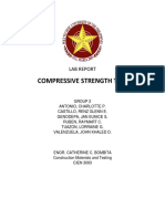 Compressive Strength Test: Lab Report