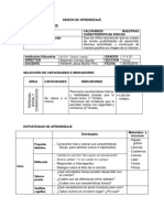 Sesiones de Aprendizaje