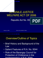 Juvenile Justice Welfare Act of 2006