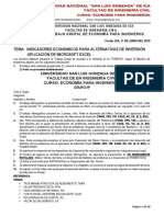 4to. Trabajo Economia para Ingenieros 2019 I