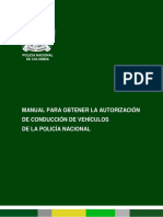 Manual para Obtener La Autorización de Conducción