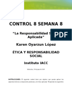 Control Semana 8 Etica y Responsabilidad Social