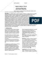 Cambios Fisicos y Quimicos