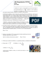 Física 3 - Lista Capacitores