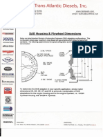 SAE Flywheel & Bell Housing Chart